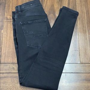 American Eagle Black Jeggings size 2 short